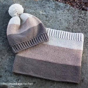 ::: New Patterns ::: It's a match made in heaven! My newest patterns, the Carlyle Slouch & Cowl Set, go hand-in-hand with fantastic drape and modern color-blocking thanks to the beautiful Longwood yarn from Cascade Yarns. Hope you