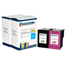 Own Brand HP 301XL Multipack - Full Set of 2 Ink Cartridges - EXTRA HIGH CAPACITY (Cartridge People)