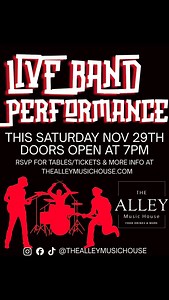  LIVE TONIGHT❕CATCH LIVE THE BAND HITTING THE STAGE AT 7PM AT THE...