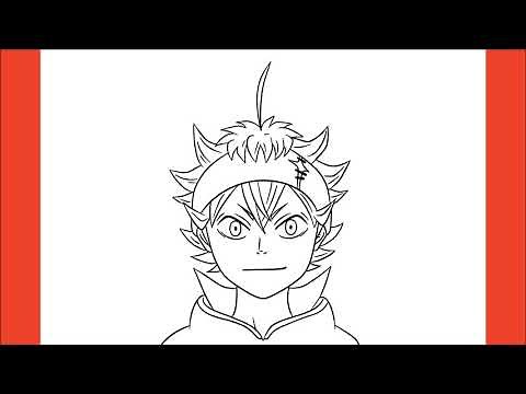 How To Draw Asta (Black Clover)