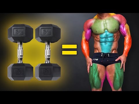The Ultimate Full Body Workout for Mass (DUMBBELLS ONLY)