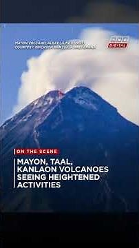 LOOK: Mayon rockfalls, Taal 'vog'; PHIVOLCS urges caution amid recent volcanic activities | ANC