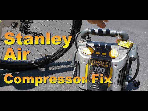 Fix your Stanley Air Compressor /Jump Starter with tape hack | Air Compressor fix