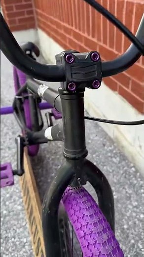 Black & Purple, perfect bmx combo colorway