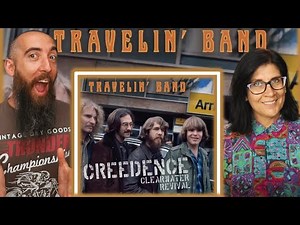 Creedence Clearwater Revival - Travelin' Band (REACTION) with my wife