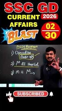 CURRENT AFFAIRS BLAST DAY - 02