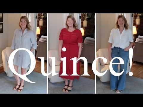 Quince Spring Haul 2026 | Linen, Dresses + Denim (Over 50 Style)