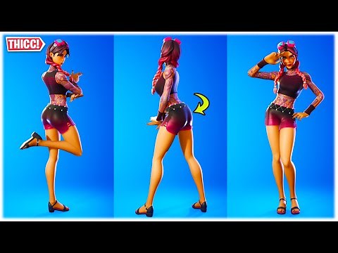 FORTNITE COSMIC SUMMER EVENT 2021: THICC 'BEACH JULES' SKIN SHOWCASED WITH DANCES & EMOTES 😍❤️