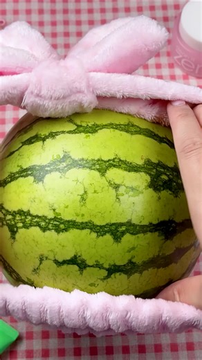 Satisfying ASMR Watermelon Makeup Tutorial