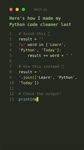 🚀 A better way to write python strings #viral #shorts #pythontips