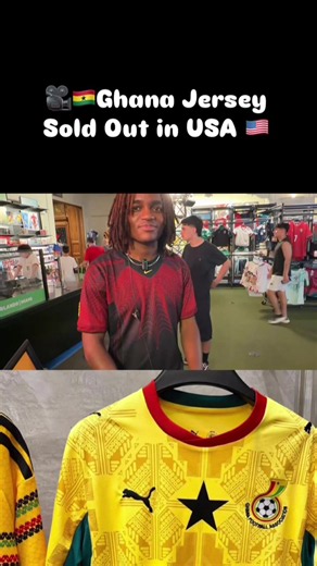 Ghana Black Stars Jerseys Sell Out at New York Soccer Store
