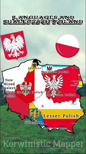 Languages and Dialects of Poland🇵🇱 #2025 #europe #geography #history #map #mapping #maps #youtube