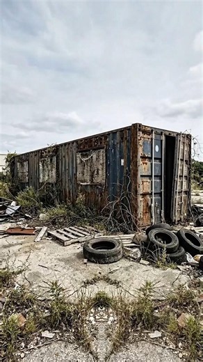 10 Renovation Project, Abandoned shipping container, #Timelapse #HomeTransformation #BeforeAndAfter