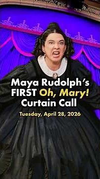 Maya Rudolph’s FIRST Oh, Mary! Curtain Call | Tuesday, April 28, 2026 | ‪@iambrendanmac‬