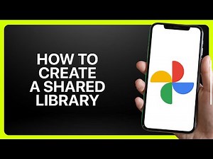 How To Create a Shared Library in Google Photos ! Tutorial