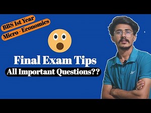 BBS 1st year Economics important question || BBS 1st year Economics Model question, New Course