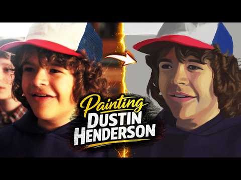 Stranger Things Fan Art – Dustin Henderson Digital Portrait