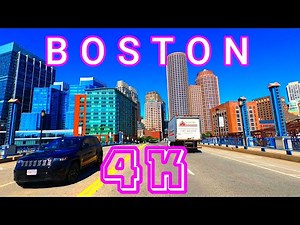 Ultimate Boston Drive, Massachusetts USA 4K - UHD