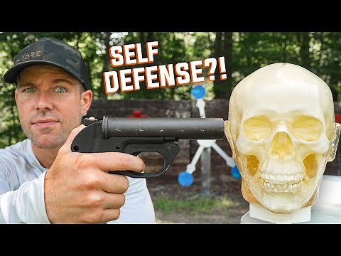 This FLARE Gun is Also a LETHAL Self Defense Weapon?! (HK P2A1)