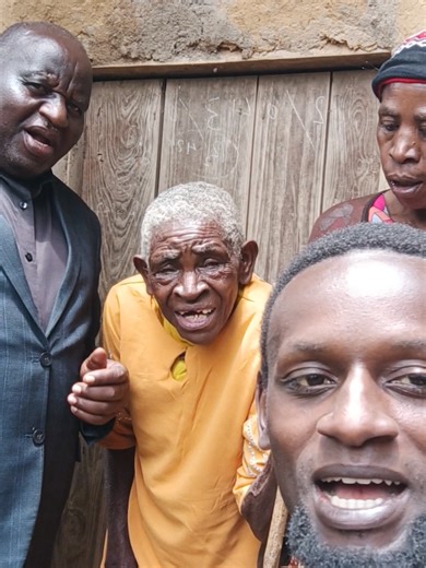 Visiting Aunt with NRM Chairman in Kabale