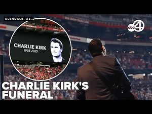 Memorial service & funeral for Charlie Kirk in Glendale, AZ