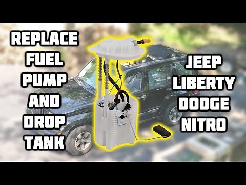 How To Replace Gas Fuel Pump and Drop Tank from Jeep Liberty Dodge Nitro 2008 to 2014