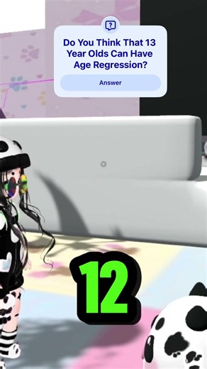 Do you think 13 Year Olds Can Have Age Regression? #Vrchat #Trolling #fyp