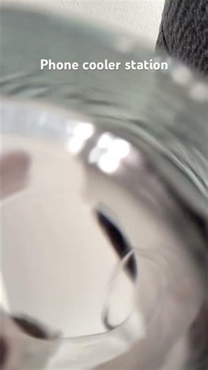 Phone cooler station