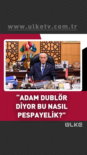 Ülke TV | "Bu nasıl pespayelik? Adam dublör diyor?" Canlı yayında Devlet Bahçeli sitemi... #haber | Instagram