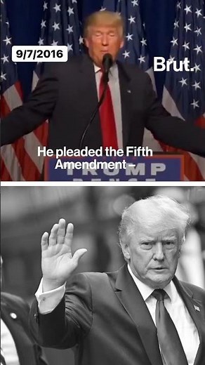 Here is how former President Trump’s opinion on Fifth Amendment has changed over the years. #trump