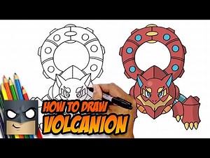 How to Draw Volcanion | POKEMON | Step-by-Step Tutorial - Videos For Kids