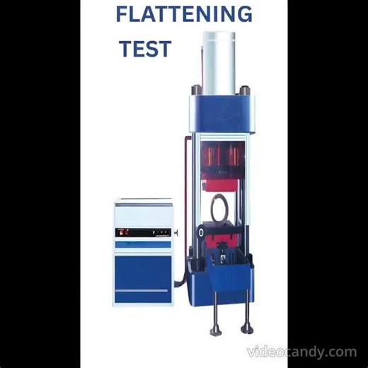 Why Flattening Test is Critical for Steel Pipes? #flatteningtest #engineeringshorts #pipetesting