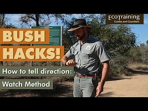 Bush Hacks | How to tell direction: watch method
