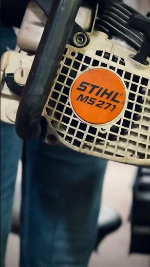 Stihl MS271/MS291 start after rebuild. #rebuild #stihl #ms291 #engine