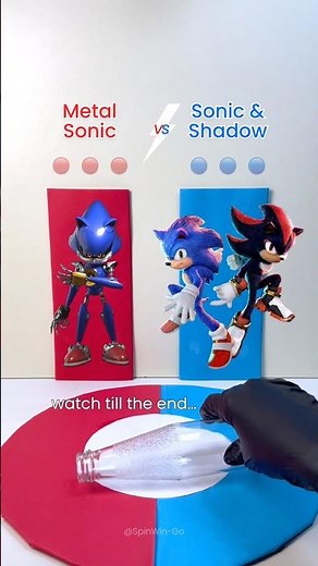 Metal Sonic VS Sonic & Shadow Duo 🔥 #battle