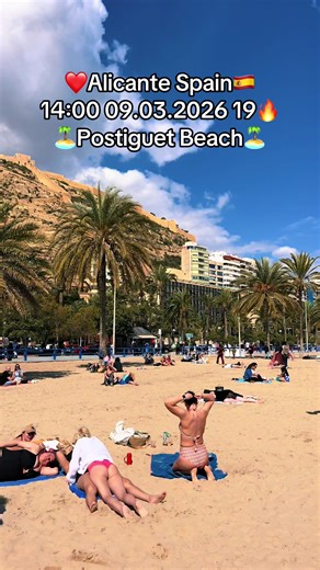Explore Postiguet Beach in Alicante, Spain