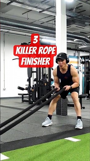 "End Your Workout With These 3 Battle Rope Finishers!"
