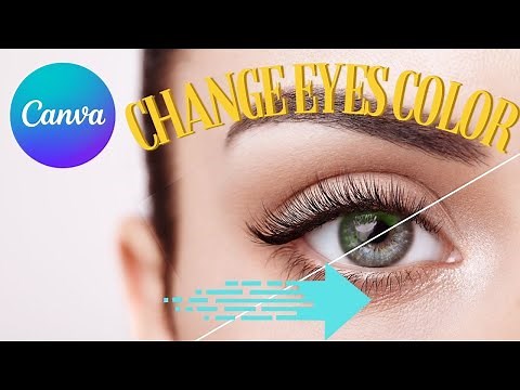 How to Change Eye Color in Canva Tutorial | Easy Step-by-Step Guide