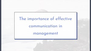 The importance of effective communication in management. - Animated Video By Furry_Funster - Mango Animate