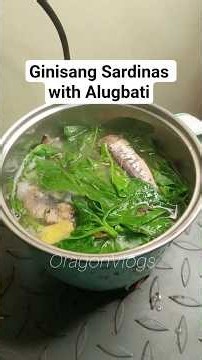 Paano magluto ng ginisang sardinas with alugbati