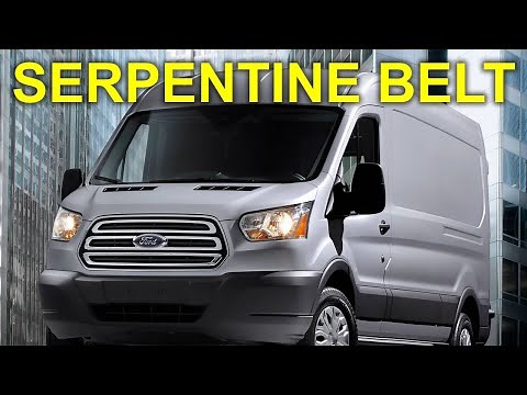 DIY FORD TRANSIT 250 Serpentine Belt Replacement (Easy Step-by-Step Guide) | Squealing Belt FIX!