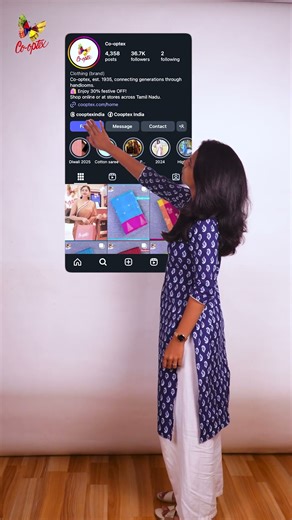 💫 Discover, scroll, follow — and just like that, you are part of the Co-optex family!