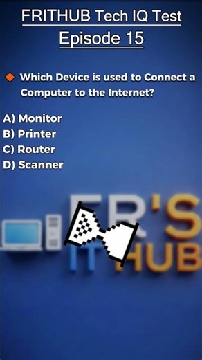 Which Device Connects a Computer to the Internet? | Tech IQ Test 15 #shorts