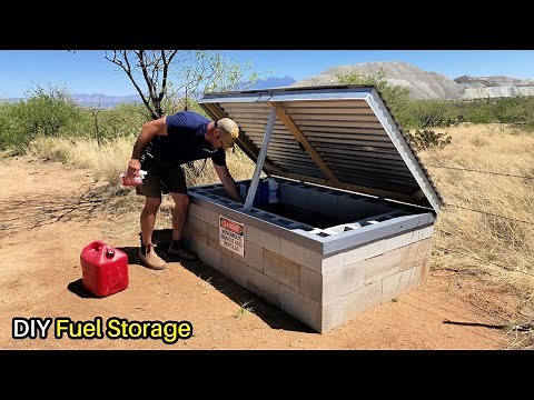 DIY Fuel Storage Box - A Simple Solution for Flammables, Solvents, Thinners, Finishes, etc