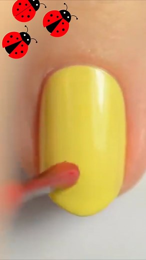 Ladybug Nail Art 🐞 #nailart | cutepolish