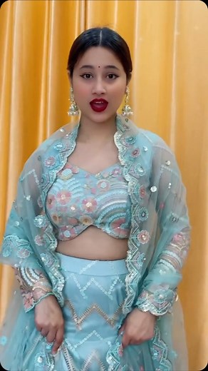 🎉 Turn Heads at Your Wedding with our Customized Party Wear Lehenga Set! 💃✨ Make a dazzling entrance on your special day with our exquisite Party Wear Lehenga Set, tailored to perfection just for you! 👗💖 🌟 Crafted with the finest fabrics and adorned with intricate embellishments, this set is designed to make you feel like royalty as you celebrate your love. 🎀 With customization options available, you can ensure the perfect fit and style that reflects your individuality and flair. 🛍️ Don’t