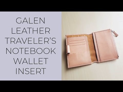 Galen Leather Passport Traveler's Notebook Wallet Insert Review & Traveler's Notebook Setup