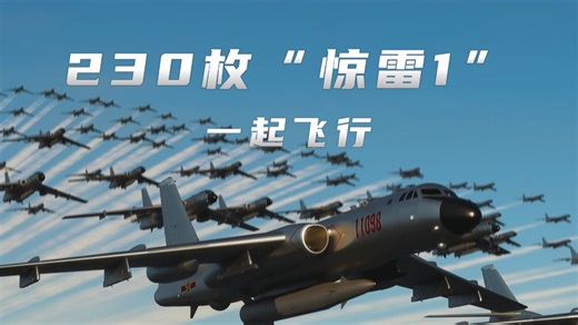230架轰6带230枚惊雷1是什么感觉？