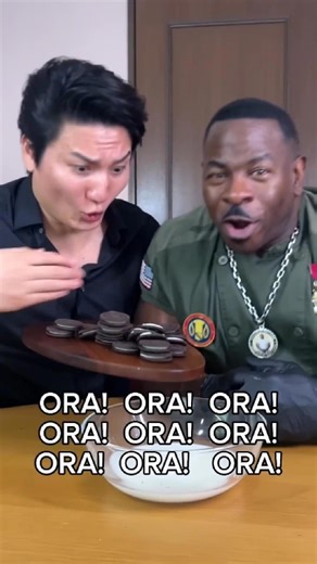JoJo Ora Ora Oreo challenge gone wild