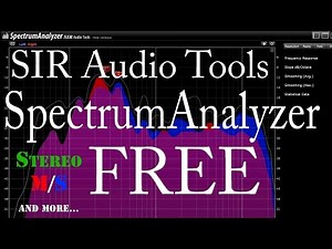 FREE Spectrum Analyzer by SIR Audio Tools